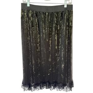 Womens Dark Fairy Grunge Skirt Size M Fairy Mesh Velvet Whimsigoth Gobolincore